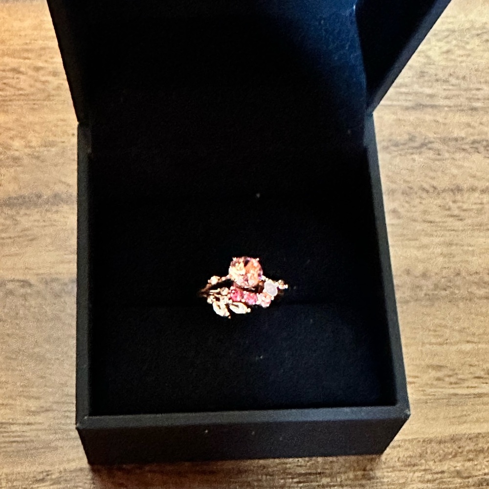 Pink Floral Ring